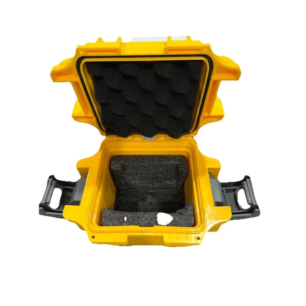 Invicta Yellow Waterproof Watch Storage Case Box 7” x 5” x 5”